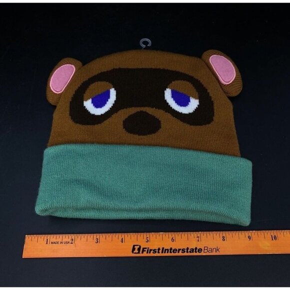 Tom Nook Beanie Winter Hat Knit Cap Animal Crossing Kids Woman’s - Picture 4 of 9